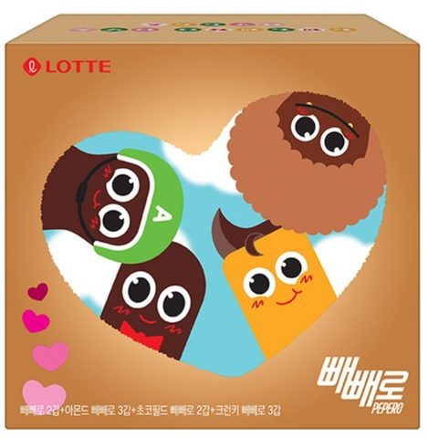 빼빼로 혼합 10p 세트, 444g, 1세트